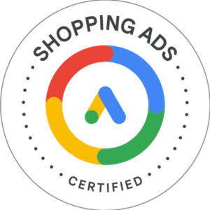 Badge de certification Google Shopping Ads