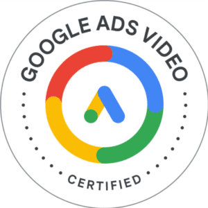 Badge certification Google Ads Vidéo